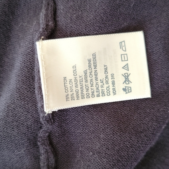 Nautica Cotton Double Button Vest Size Small Blue - Picture 4 of 6